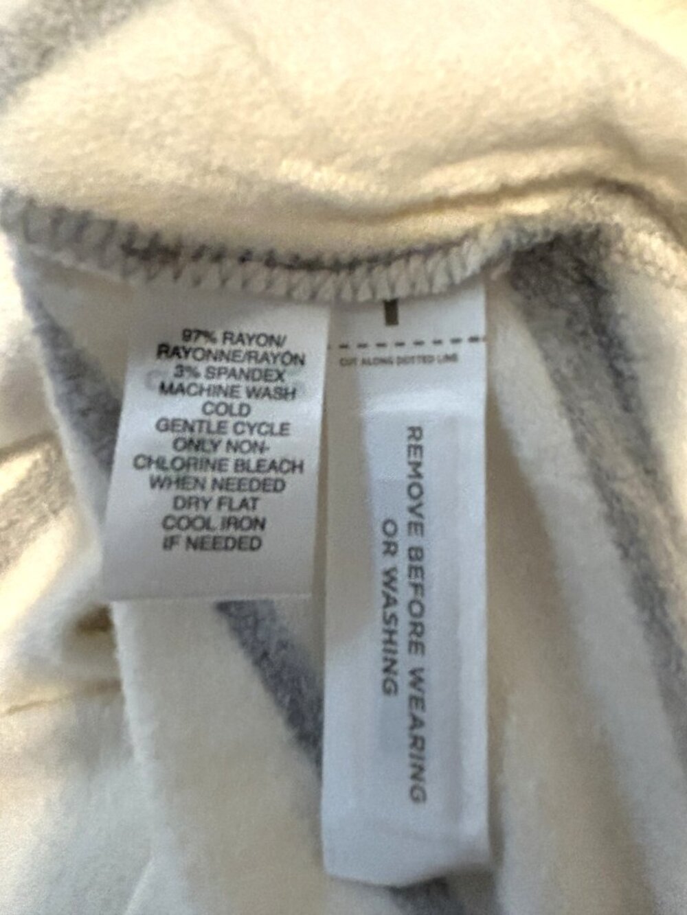 NWT Lou & Grey Signaturesoft striped swing dress, size M - Picture 7 of 7